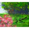 paisaje con rosas