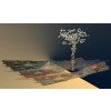 ÁRBOL DE BALAS FLOTANDO SOBRE FRACTAL
