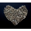 CORAZÓN CON BALAS DE FOGUEO