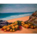 al fondo, la playa