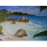 A tranquilidade do mar