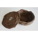 CUENCO CON TAPA FILIGRANA ARCILLA NEGRA