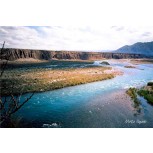 Río Mendoza en la zona e Luján de Cuyo