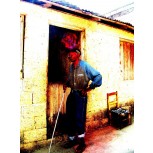 Viejo Fumando Cachimbo