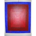 Cuadrado Rojo al azul ultramar