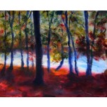 a la sombra de los arboles