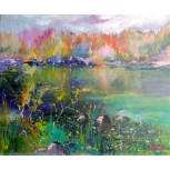otoño la balsa de agua