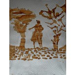 EXPERIMENTO CON MALLA Y CAFÉ