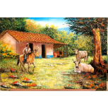 casa campesina del campo 