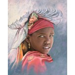 Retrato de niña de Africa N°60