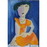 El vestido naranja