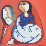 Mujer frente al espejo
