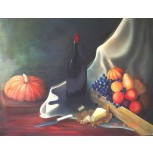 vino y frutas