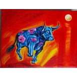 Torito enamorao de la Luna