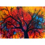 árbol en crepúsculo