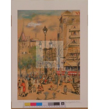 PLAÇA CATALUNYA, BARCELONA 1947