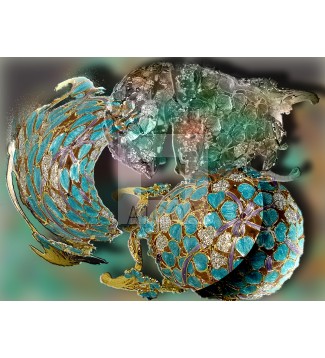 serie Abstracción Turquesa  (06)