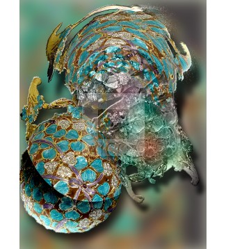 serie Abstracción Turquesa  (08)