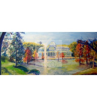 En el Retiro de Madrid.