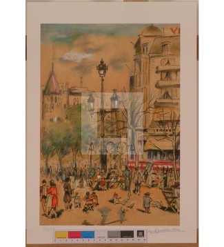 PLAÇA CATALUNYA, BARCELONA 1947