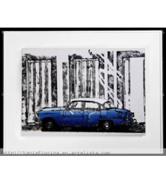 Blue car