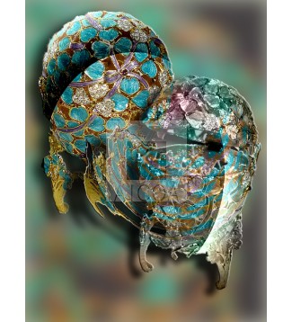 serie Abstracción Turquesa  (03)
