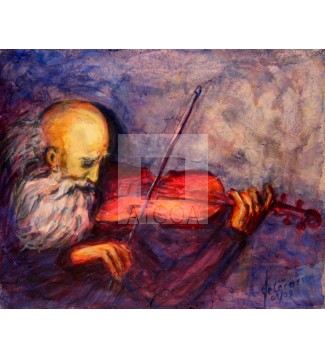 el viejo violinista
