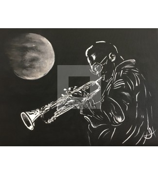 Blanco y Negro Luna y Sax