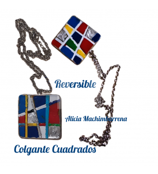 COLGANTE CUADRADOS REVERSIBLE 