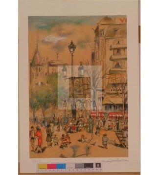 PLAÇA CATALUNYA, BARCELONA 1947