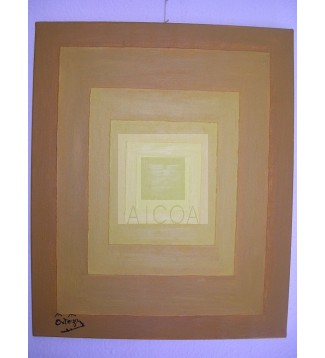 Cuadrado amarillo al ocre amarillento
