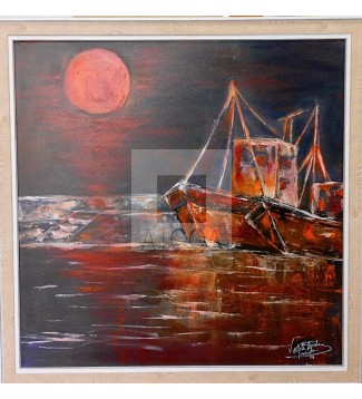 Noche en el puerto