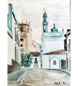 EL CRISTO DESDE LA CALLE CONSTITUCI&Oacute;N