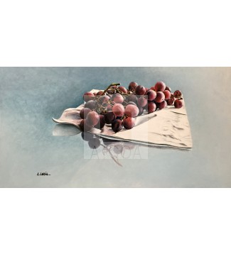 Uvas sobre cristal