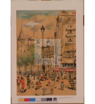 PLAÇA CATALUNYA, BARCELONA 1947
