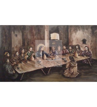 Ultima Cena en Acuarela