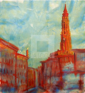 Torre de la Seo en la Plaza del Pilar - Zaragoza