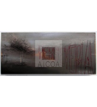 De la serie PERSEVERANCIA 3 (sobre madera14 x 30cm.)