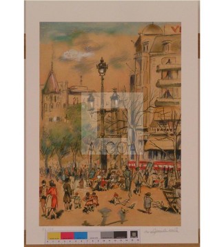 PLAÇA CATALUNYA, BARCELONA 1947
