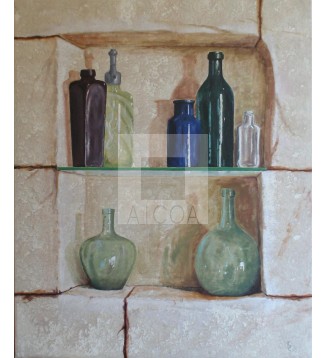 Estante de cristal