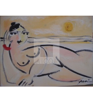 Mujer en la Playa