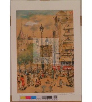 PLAÇA CATALUNYA, BARCELONA 1947