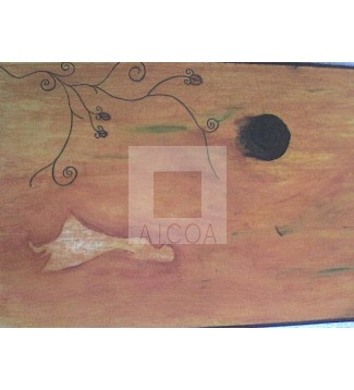 niña y ramas