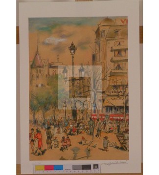 PLAÇA CATALUNYA, BARCELONA 1947