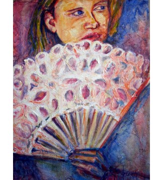 la mujer del abanico