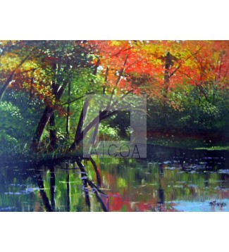 otoño en el lago