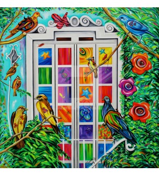 Tertulia en la ventana