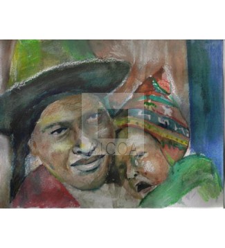 niño llorando con su mama