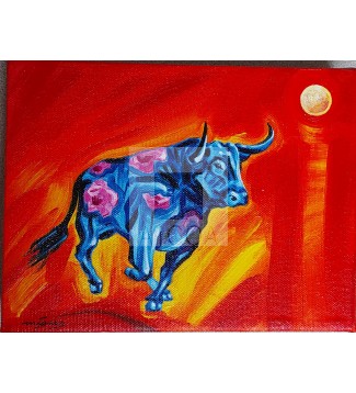 Torito enamorao de la Luna