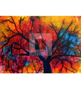 árbol en crepúsculo